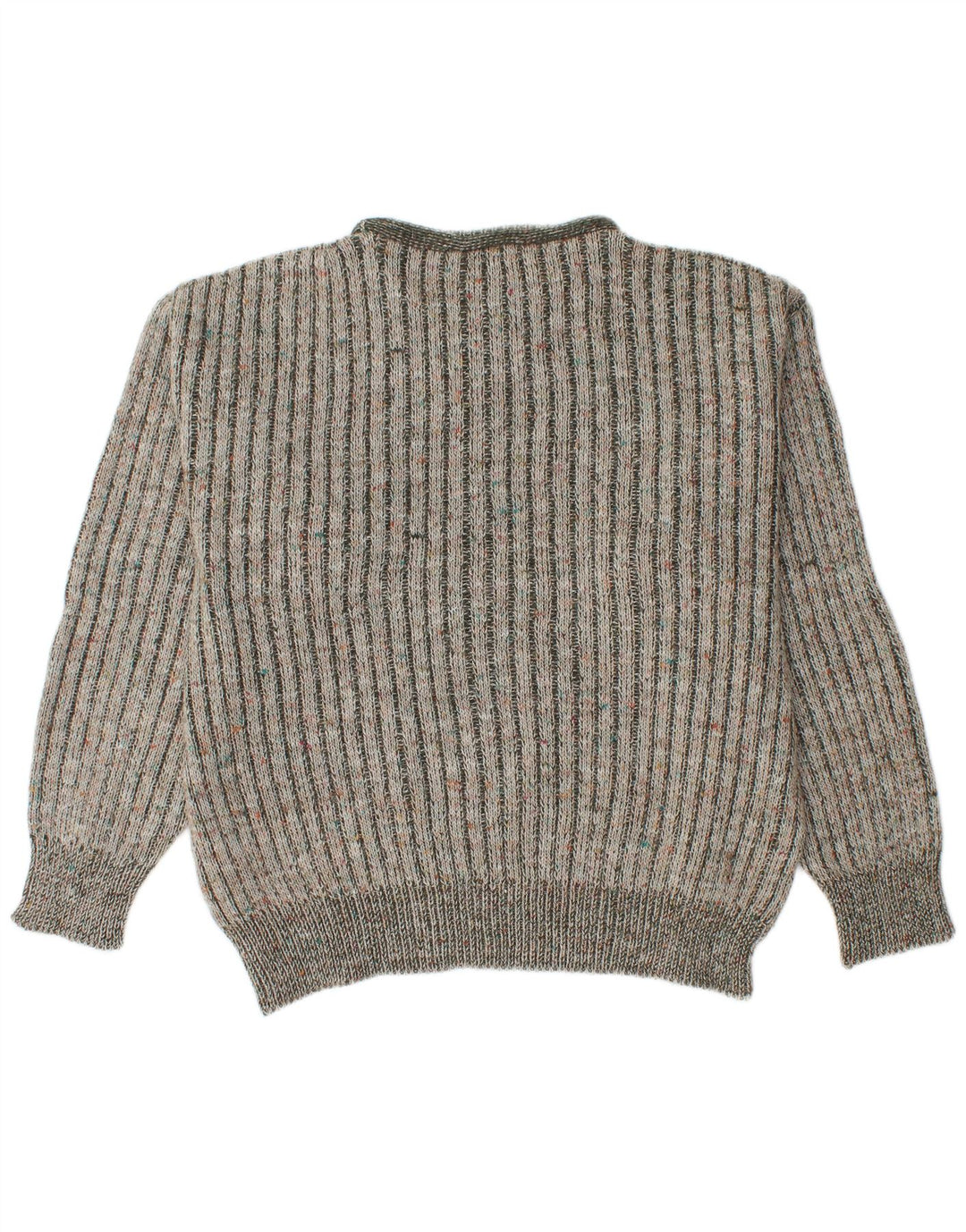 Vintage muški džemper s okruglim izrezom IT 48 Srednje zeleni akril