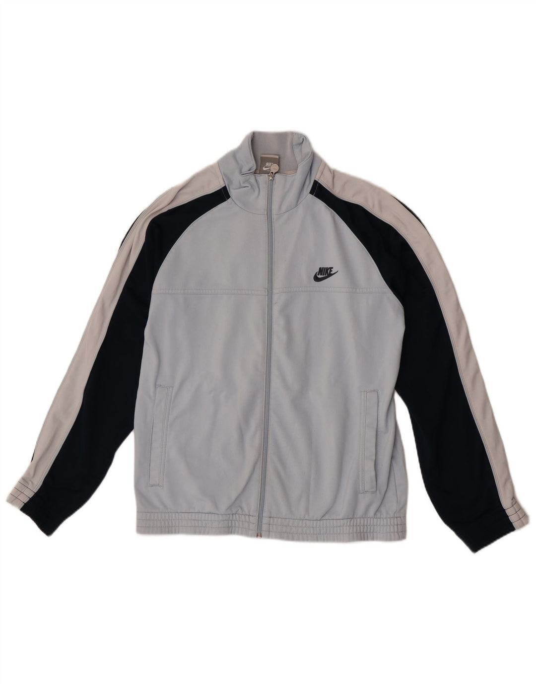 Nike muška trenirka gornja jakna UK 35/37 mala plava poliesterska boja