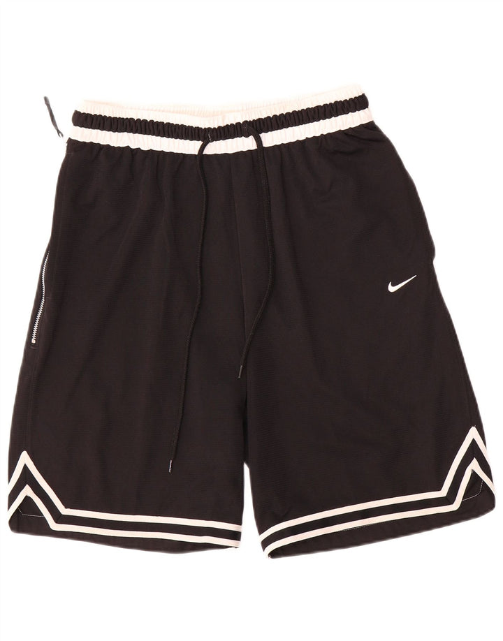 Nike Dri Fit sportske kratke hlače srednje crne boje od poliestera