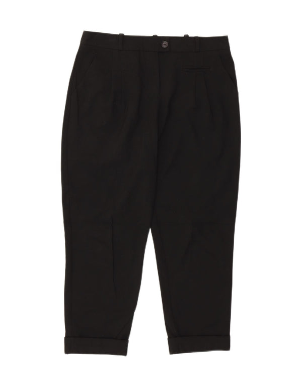 TOPSHOP Ženske sužene skraćene hlače UK 10 male W31 L23 crne