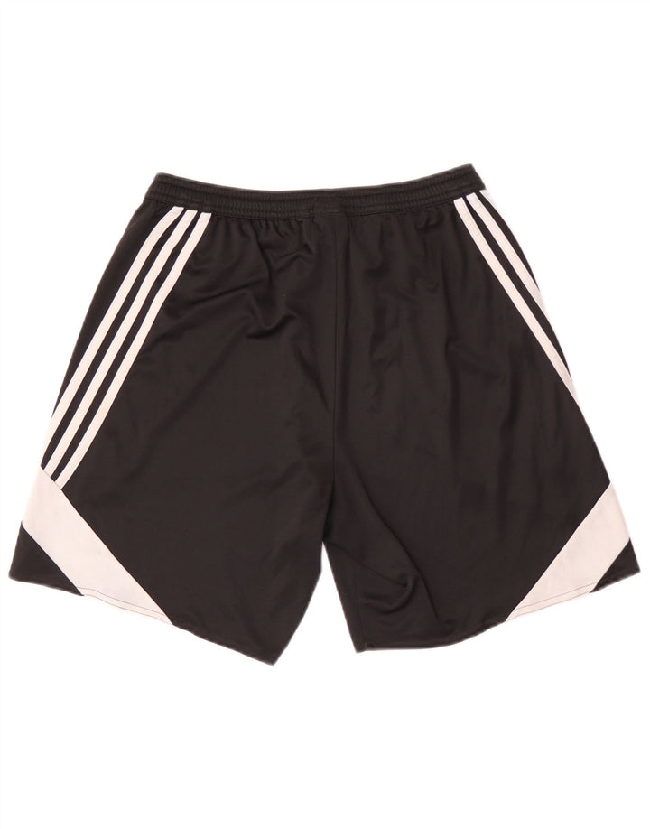 Adidas muške sportske kratke hlače srednje crne boje od poliestera