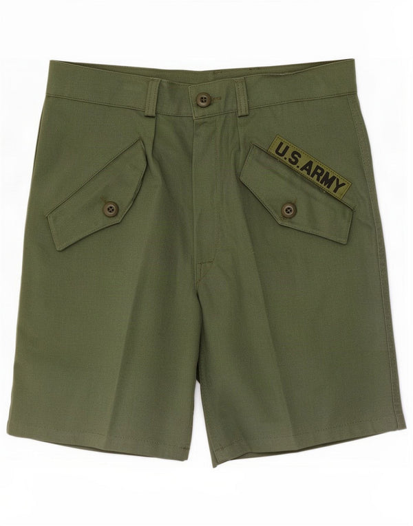Vintage Mens U.S. Army Cargo Shorts EU 46 Small W30 Green Cotton