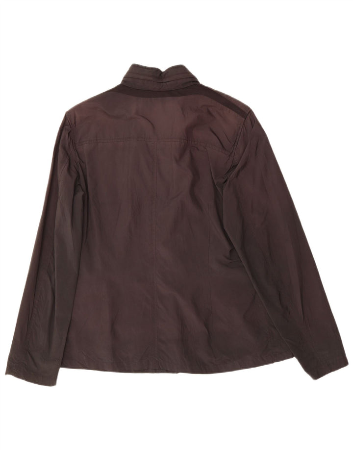 GEOX Womens Utility Jacket UK 16 Large Black Polyester