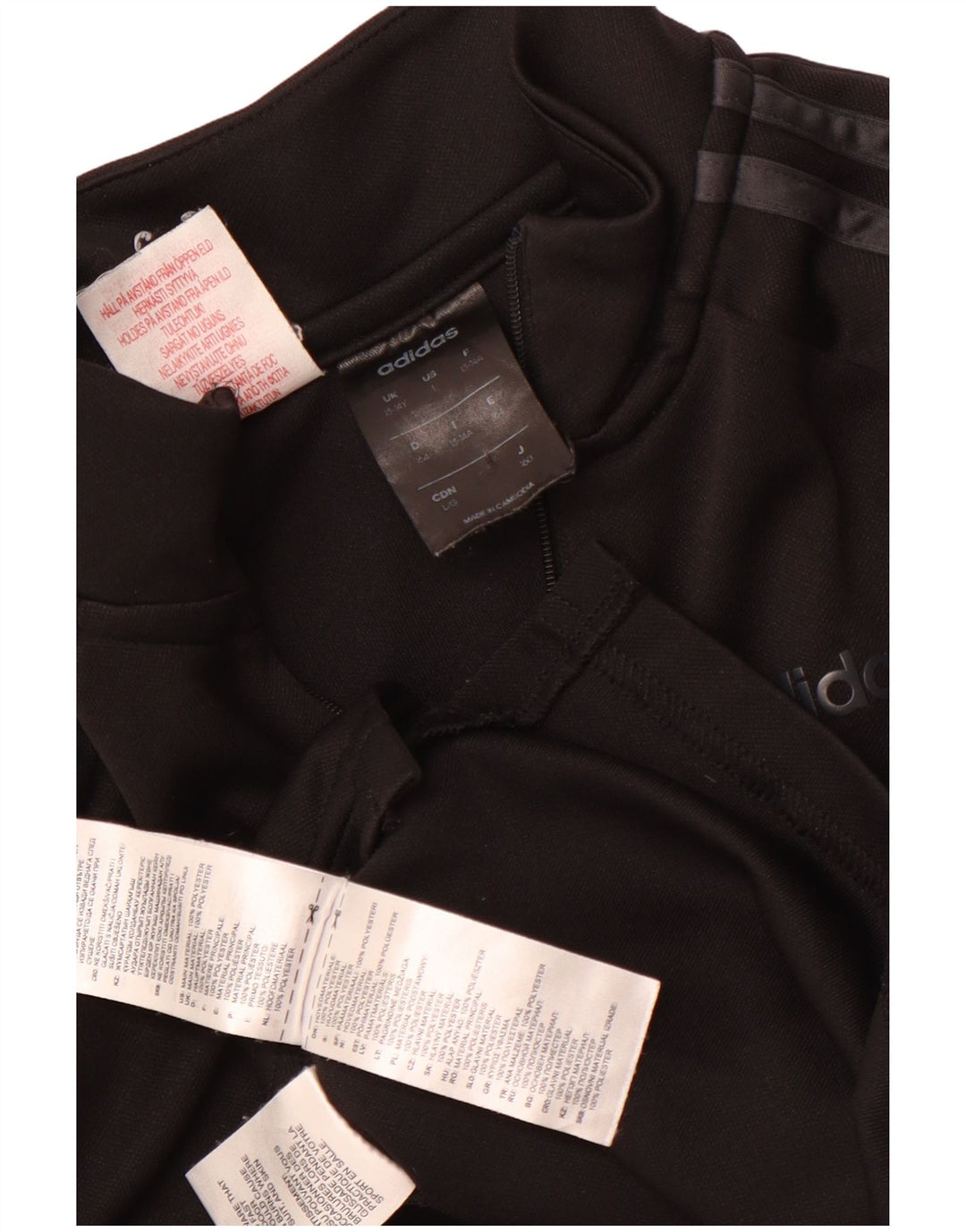 Adidas Top trenirka za dječake Climalite zip izrez 13-14 godina crna