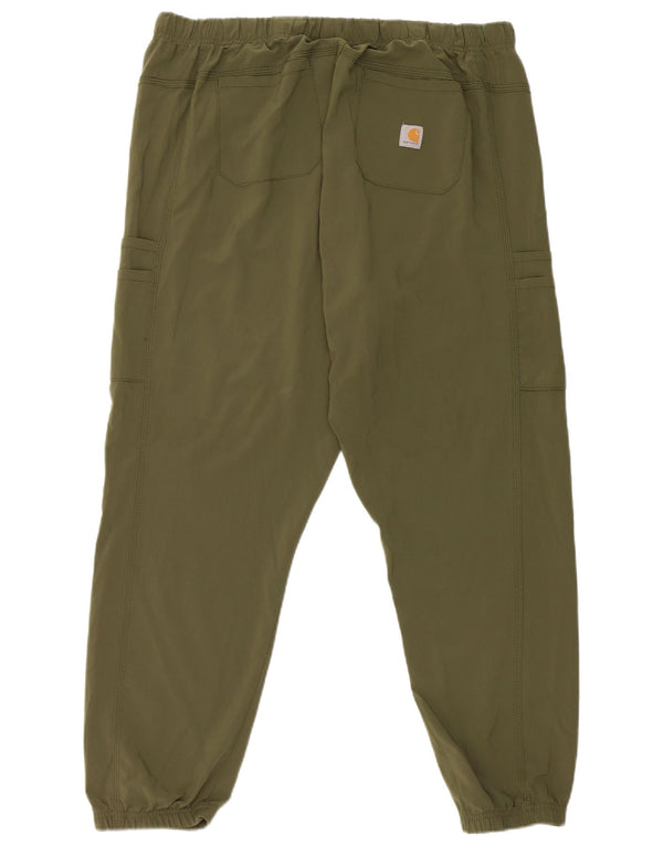 Carhartt muške Joggers Cargo hlače XL W38 L27 zeleni poliester