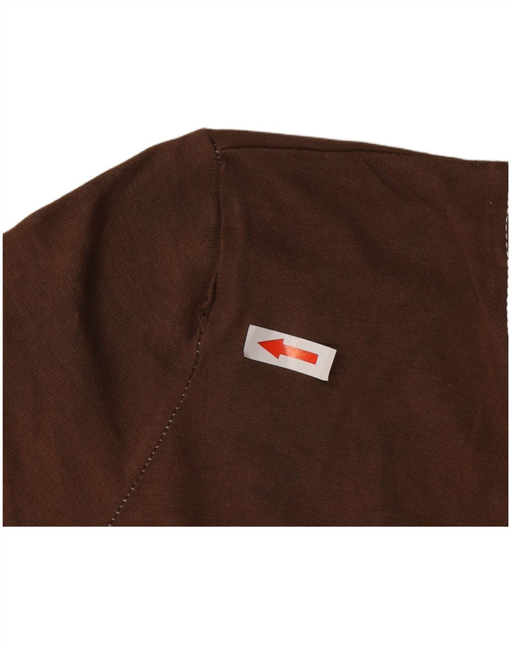 Zara ženska majica kratkih rukava UK 10 Small Brown
