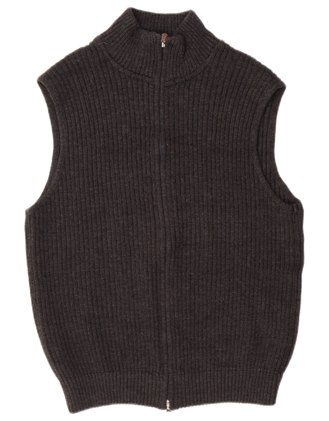 Bramante muški kardigan džemper srednje sive djevičanske vune