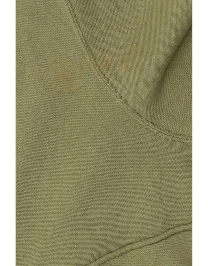 Nike muška majica s izrezom s patentnim zatvaračem XL, zeleni pamuk