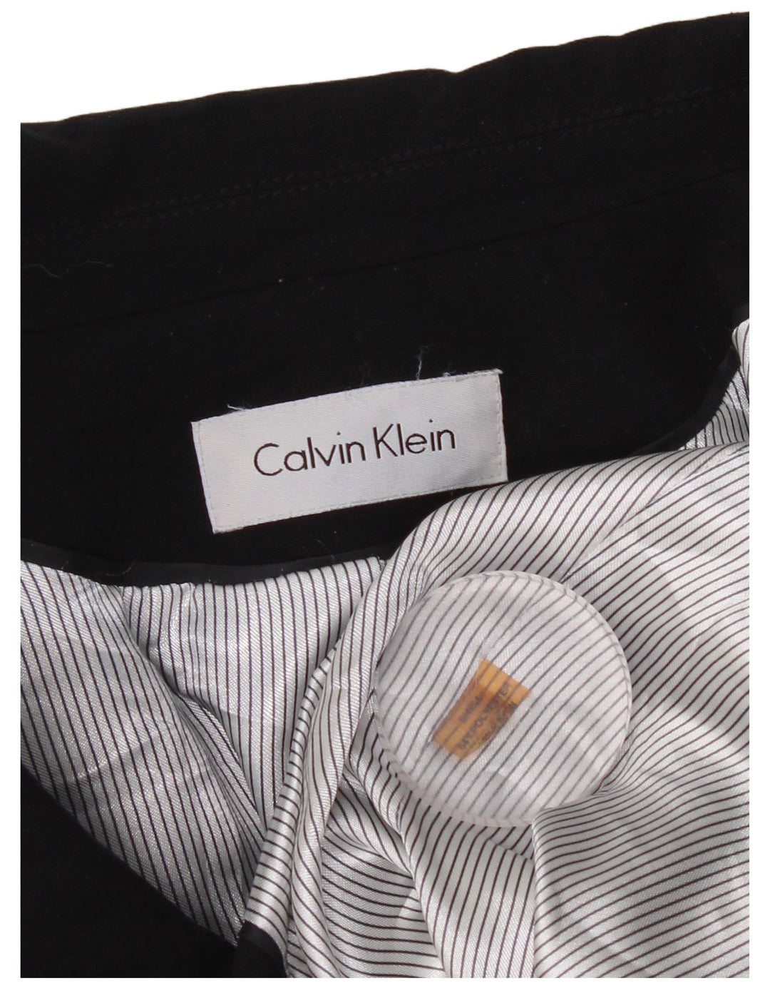 CALVIN KLEIN Ženska jakna s 2 gumba UK 14 Srednje tamnoplava