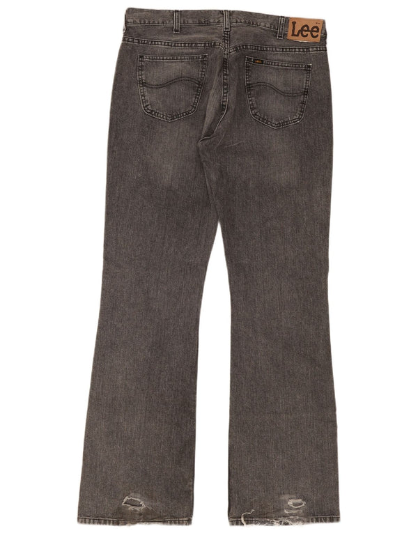 Muške traperice Lee Bootcut W38 L36 Sivi pamuk