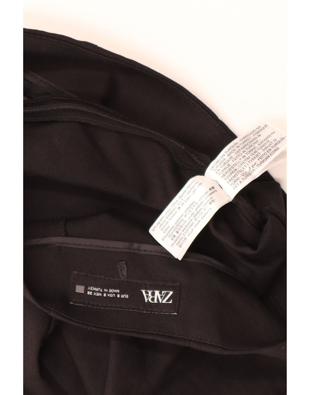 Zara ženske vruće hlačice male W26 crne
