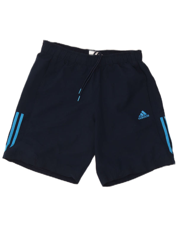 Adidas muške sportske kratke hlače Climalite Medium tamnoplavi poliester