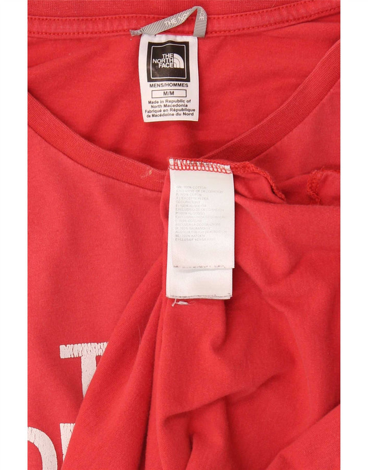 The North Face muška majica kratkih rukava srednje veličine, crveni pamuk