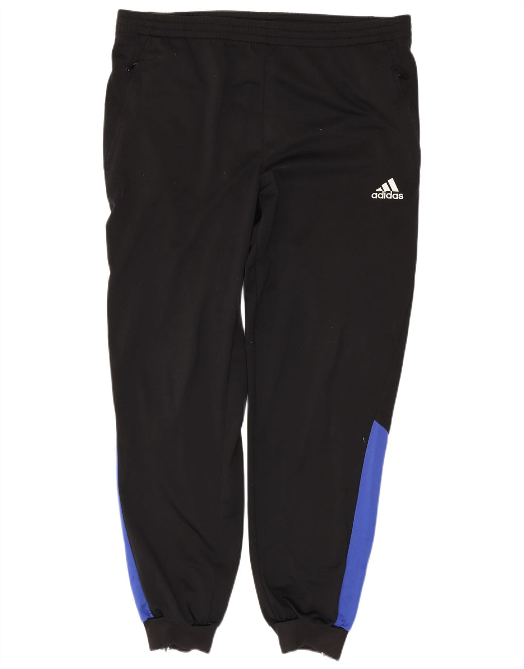 Adidas muške trenirke hlače Joggers UK 44/46 veliki crni poliester