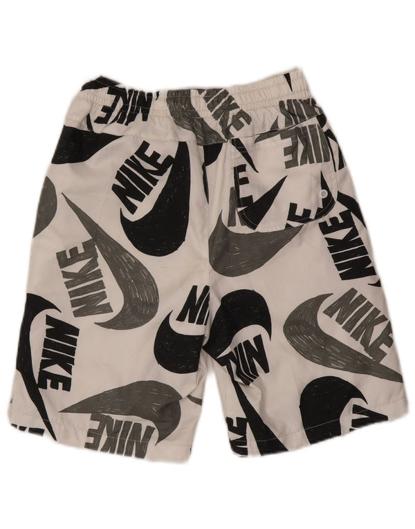 Nike Boys Graphic Sport Shorts 12-13 Years Large White Poliester