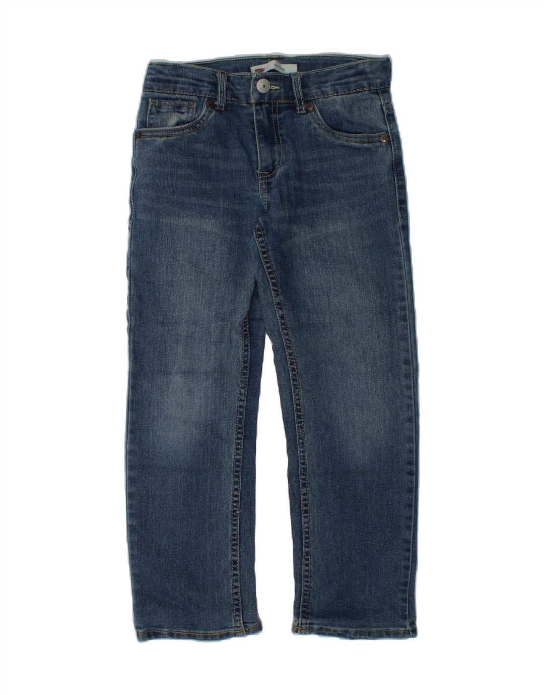 LEVI'S Boys 511 Slim Jeans 6-7 Years W24 L21 Navy Blue Cotton | Vintage Levi's | Thrift | Second-Hand Levi's | Used Clothing | Messina Hembry 