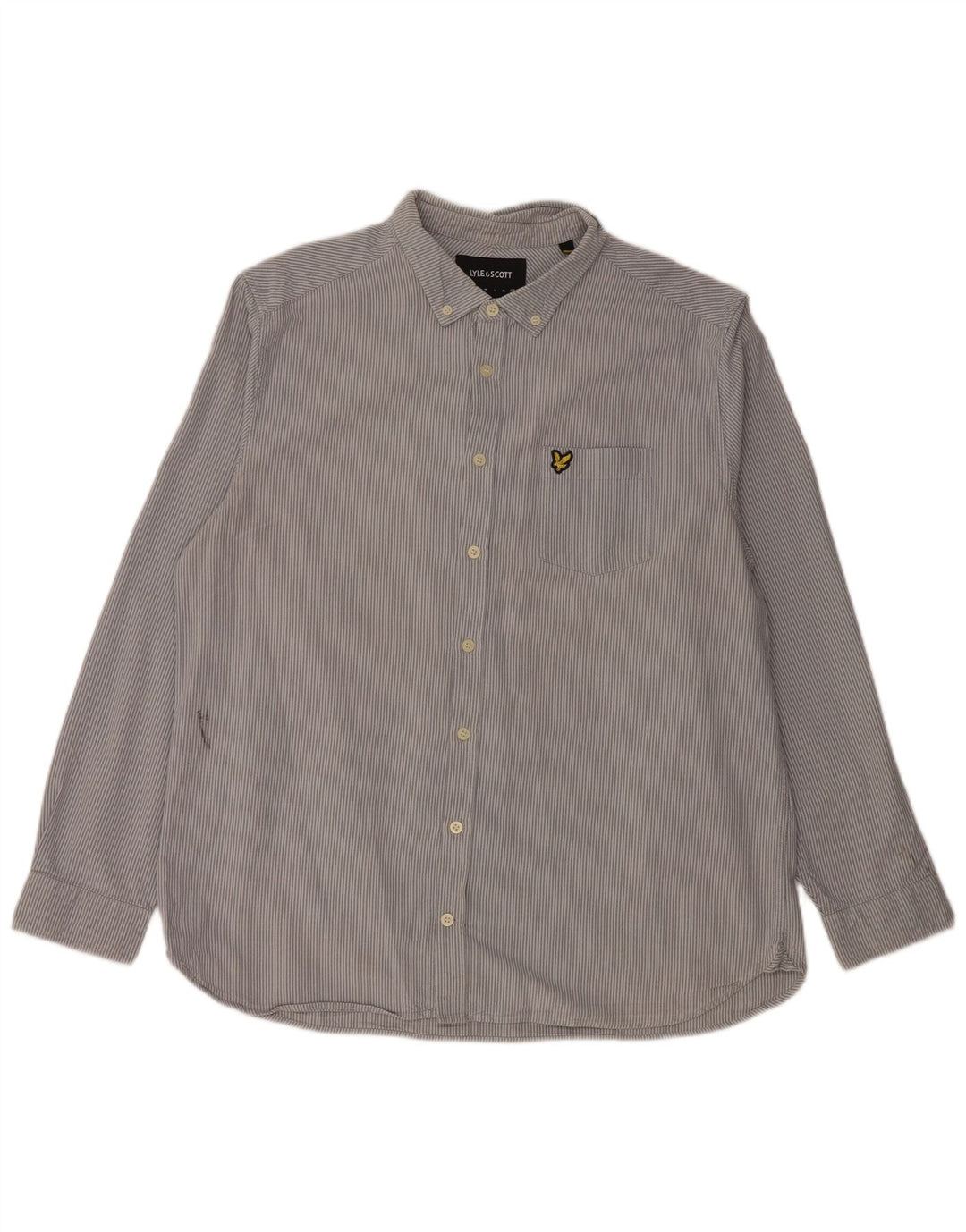 LYLE & SCOTT Muška košulja 2XL pamuk s plavim prugama