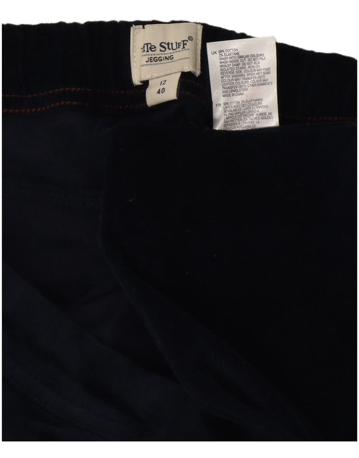 WHITE STUFF Ženske baršunaste ležerne hlače UK 12 srednje W30 L28 tamnoplave