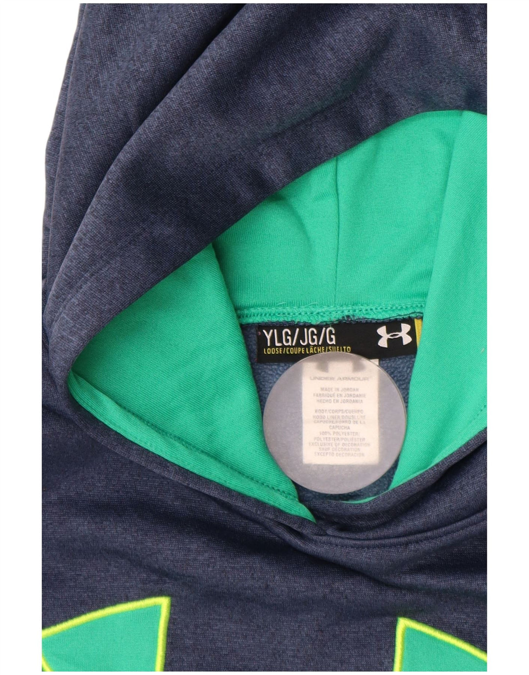 UNDER ARMOUR Velika majica s kapuljačom za djevojčice 11-12 godina, tamnoplava