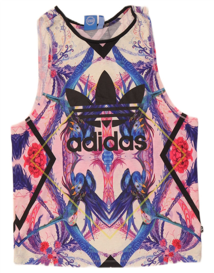 Adidas ženski Passaredo grafički prsluk UK 8 Small Multicolored Tropical