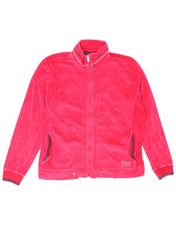 Champion ženska gornja jakna od trenirke od velura UK 14 Large Pink Sports