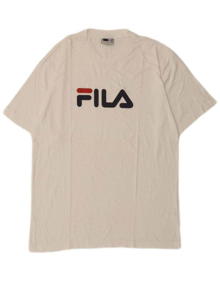 Fila Muška majica kratkih rukava srednje bijele boje