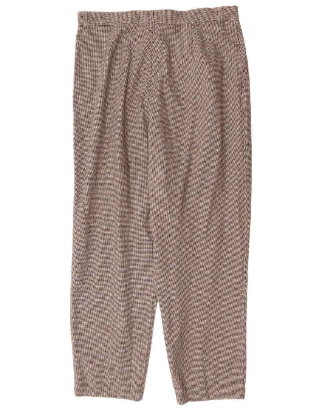 LEE Ženske chino hlače s klinovima US 18 2XL W36 L28 Smeđe Houndstooth