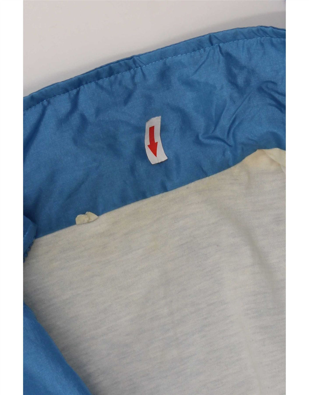 Vintage muška trenirka Gornja jakna XL plavi najlon u blokovima boja