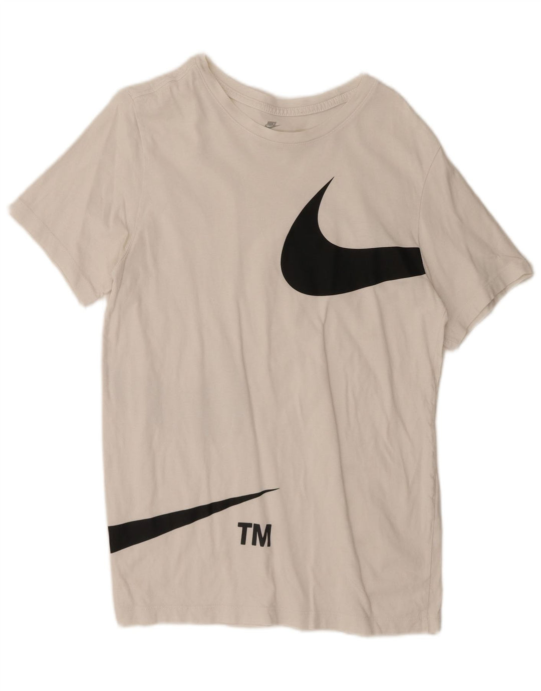 NIKE Mens Graphic T-Shirt Top Medium White