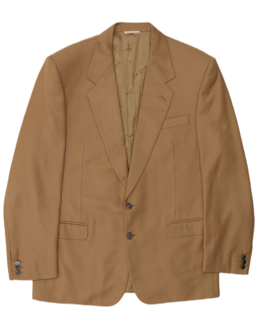 PIERRE CARDIN Muška jakna sa 2 gumba UK 40 Large Bež