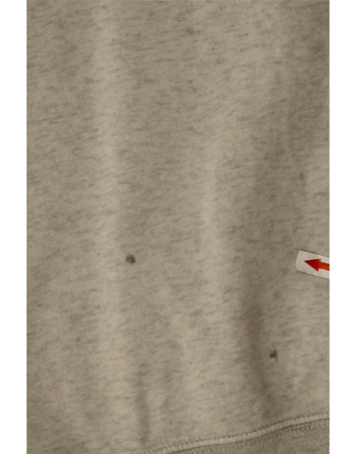 Nike muška majica s kapuljačom s kapuljačom srednje sive boje, pamuk