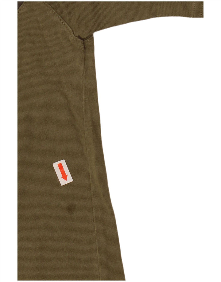 ADIDAS muška majica kratkih rukava, srednji kaki pamuk