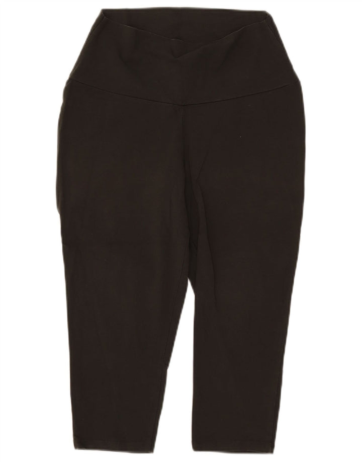 MINT VELVET Ženske kapri tajice UK 14 Veliki kaki pamuk