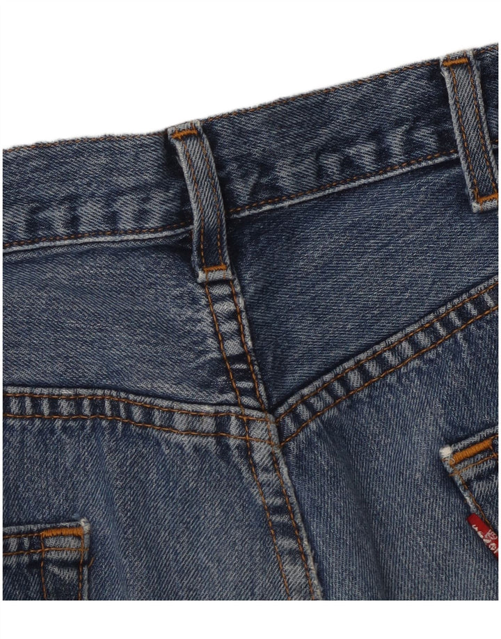 LEVI'S muške 501 ravne traperice W40 L29 plavi pamuk