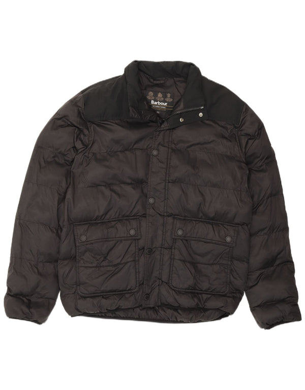 Barbour muška podstavljena jakna UK 40 veliki crni poliamid