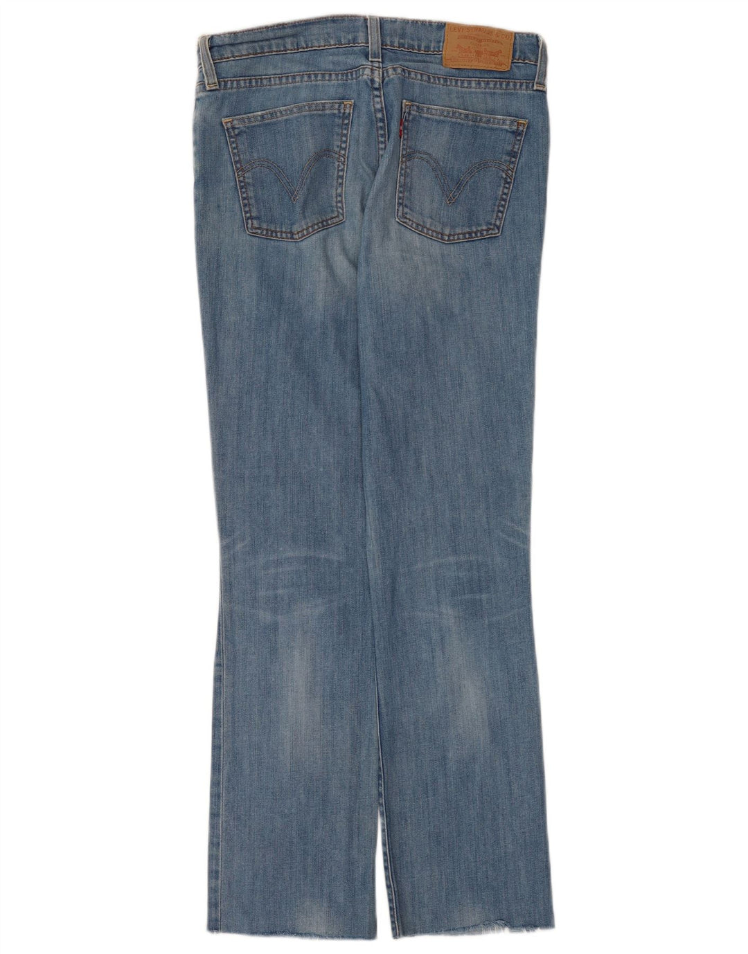 Levi's ženske ravne traperice W30 L30 plavi pamuk