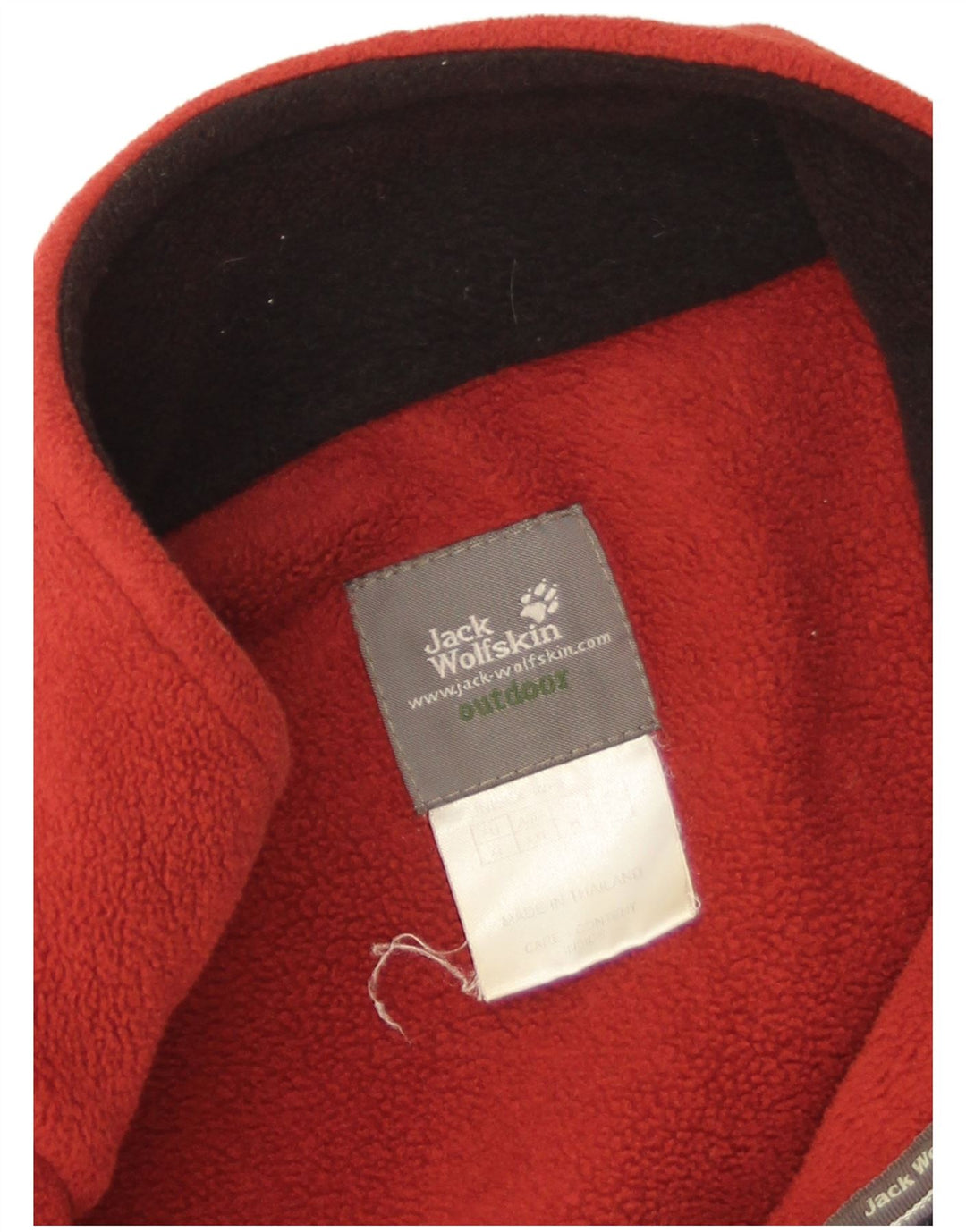 Jack Wolfskin muška podstava od flisa jakna UK 42 XL crveni poliester