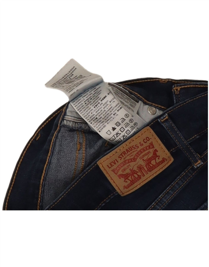 Levi's ženske 715 Bootcut traperice W26 L27 tamnoplavi pamuk