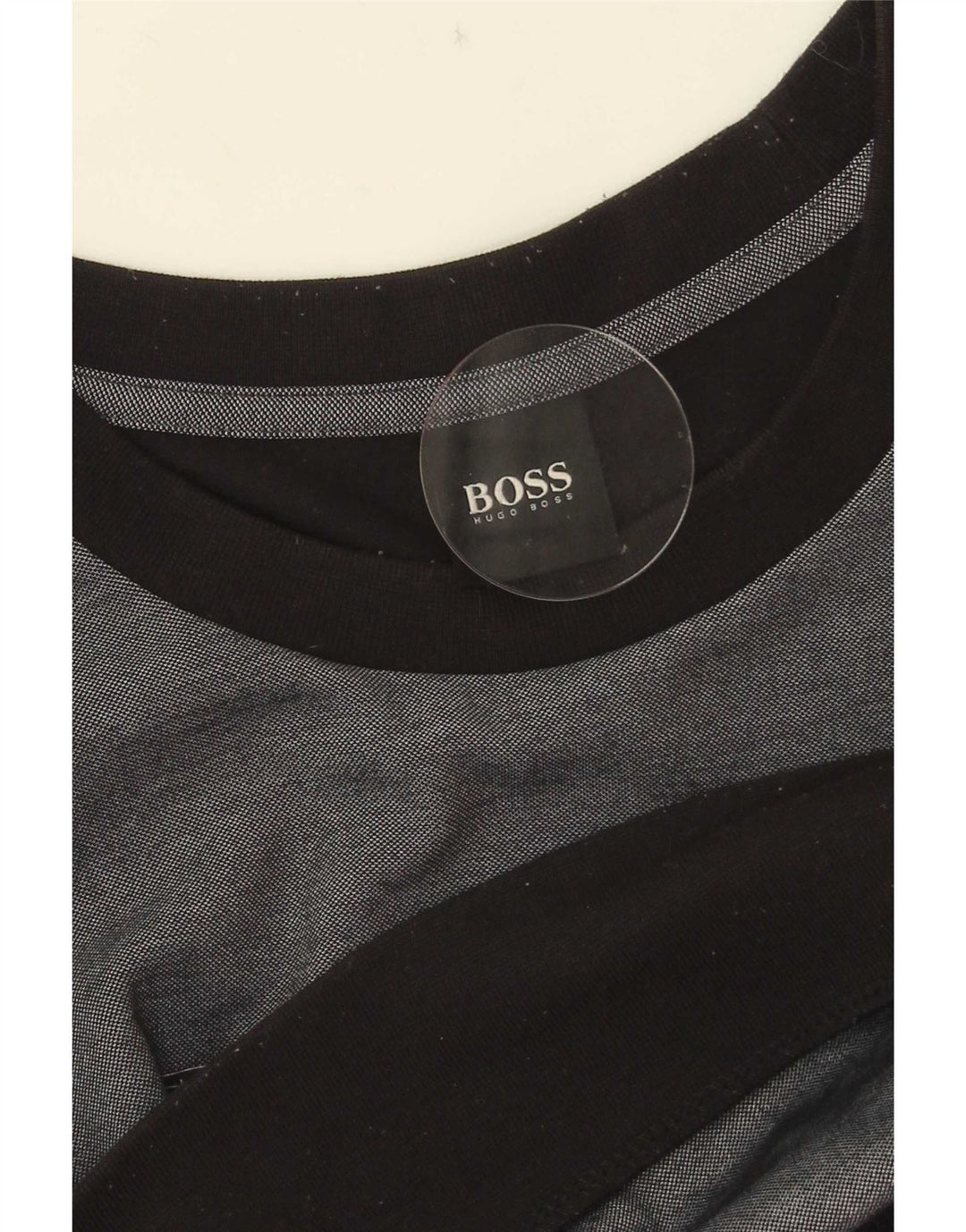 Hugo Boss muški džemper s grafičkim motivima srednje sive boje, pamuk