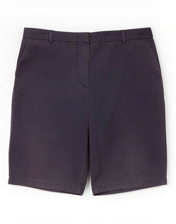Marks & Spencer ženske chino kratke hlače UK 14 Large W32 tamnoplavi pamuk