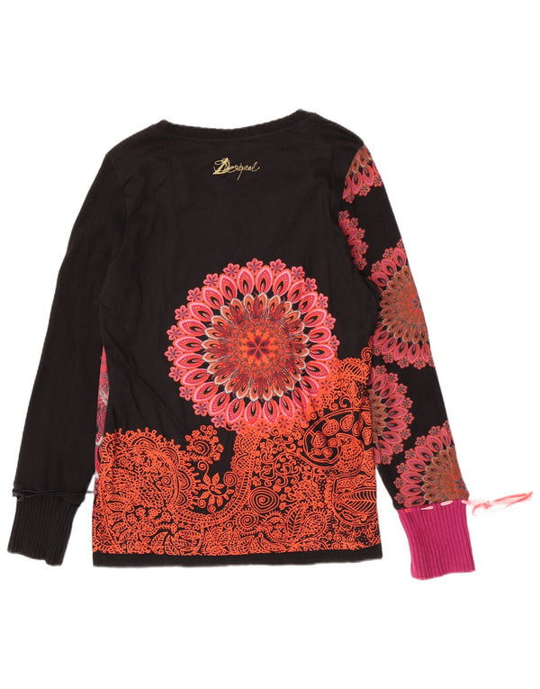 Desigual Ženska majica s dugim rukavima Graphic UK 20 2XL Black Paisley