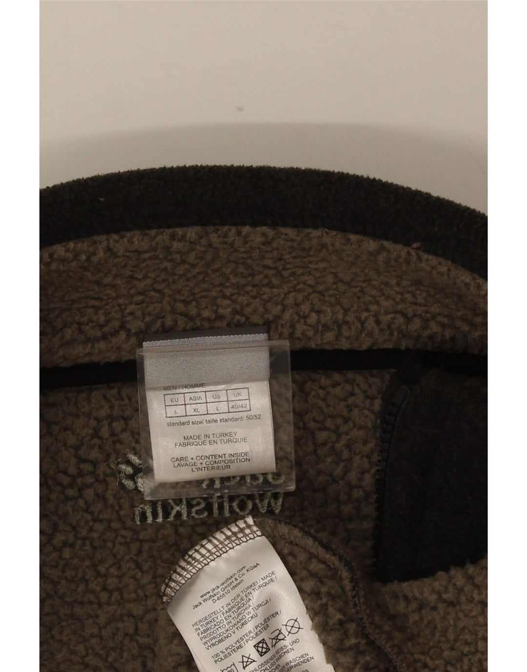 JACK WOLFSKIN muška jakna od flisa UK 40/42 veliki sivi poliester