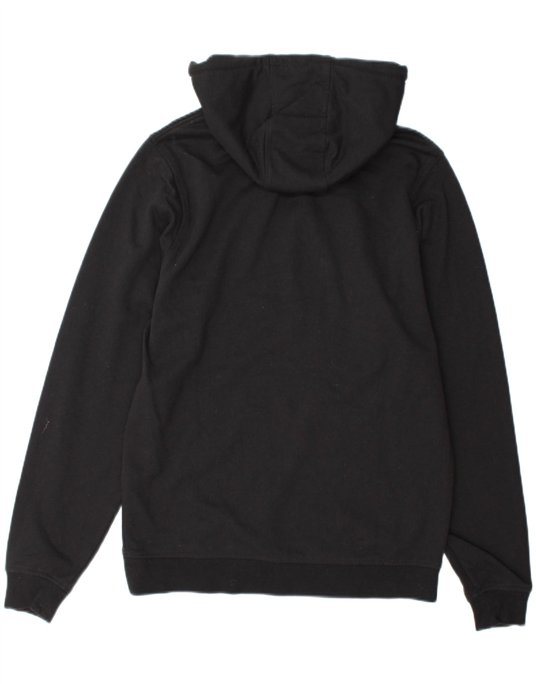 FILA Mens Graphic Hoodie Jumper Medium Black Cotton Vintage Fila and Second-Hand Fila from Messina Hembry 
