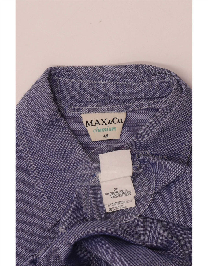 Max & Co. Ženska košulja UK 12 Srednje plavi pamuk