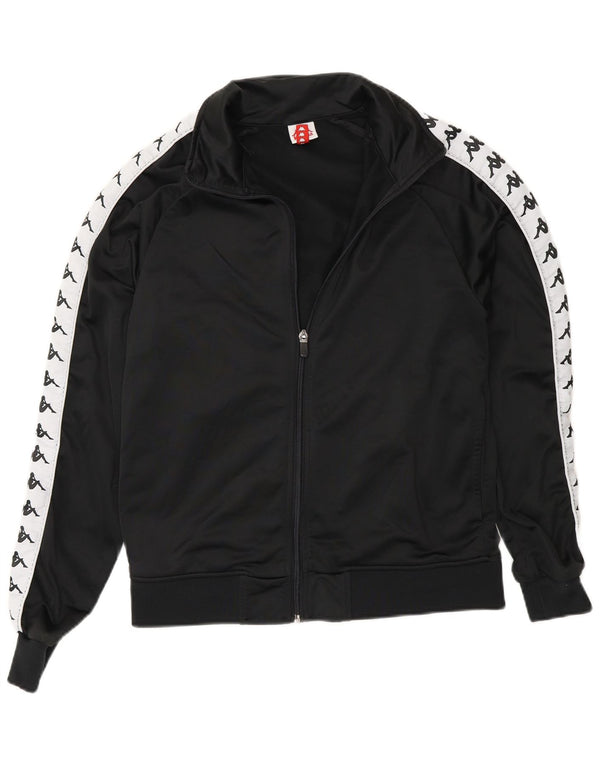 Kappa ženska gornja jakna trenirke s grafičkim motivima UK 10 Small Black Colourblock