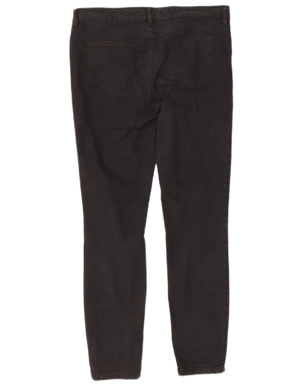Fat Face ženske uske traperice UK 14 Large W34 L28 crni pamuk