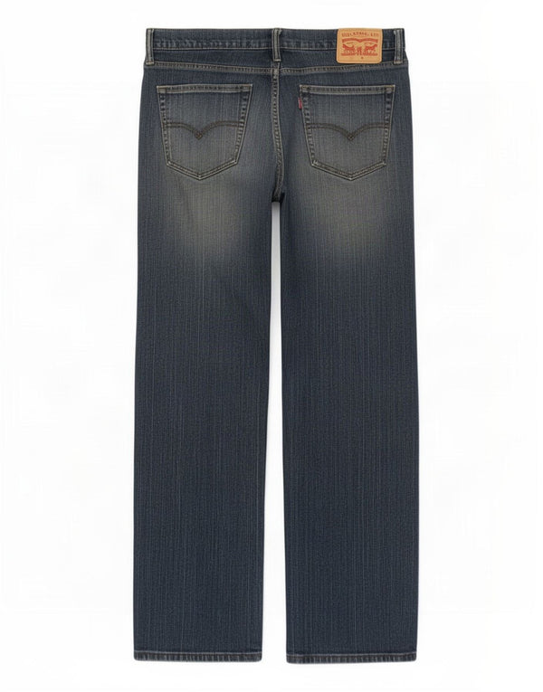 Levi's Mens 514 Straight Jeans W33 L32 Blue Cotton