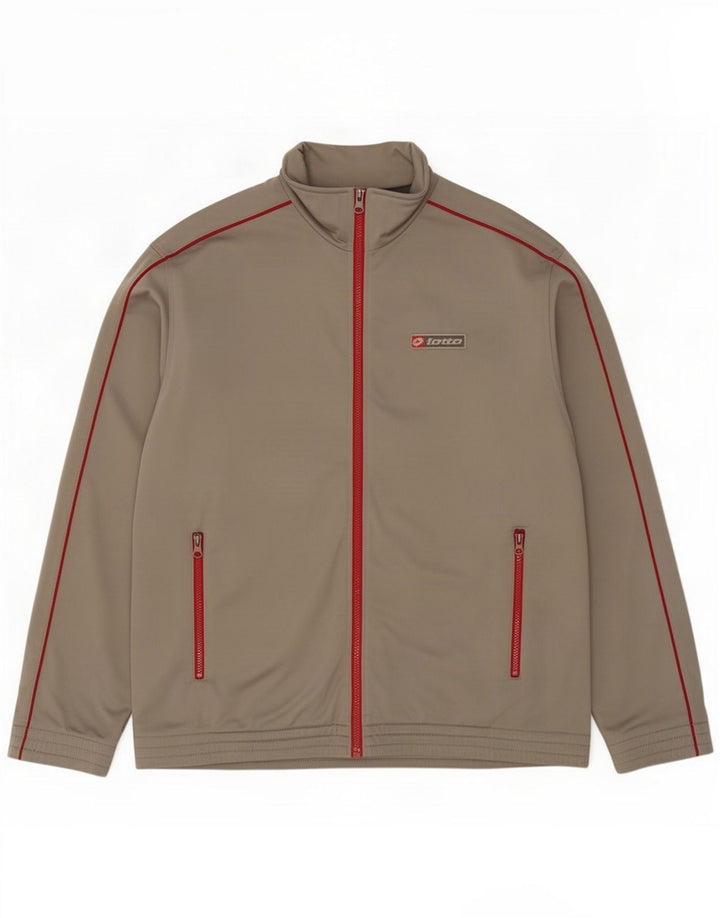 Lotto Mens Trenirka Top Jacket Large Grey