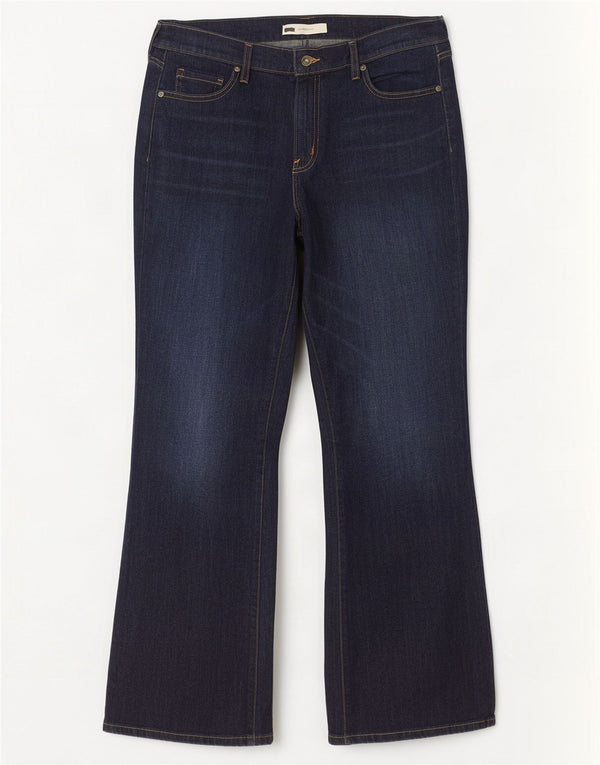 Levi's ženske 515 traperice visokog struka US 16 2XL W33 L32 tamnoplave