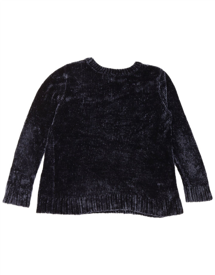 ORVIS ženski džemper s okruglim izrezom UK 16 Veliki tamnoplavi poliester